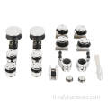 Shower glass sliding door rollers